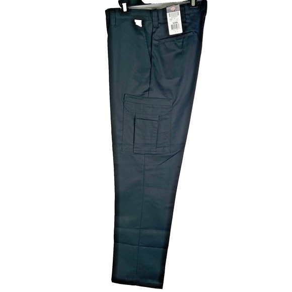 Dickies‎ Black Pants Mens Size 34 X 35 Occupational Work Wear Cargo - Picture 1 of 12